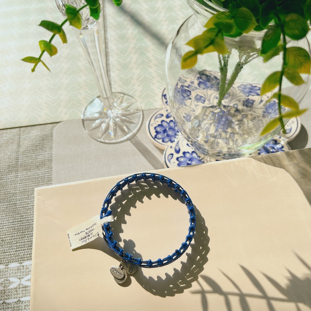 ALEX AND ANI GYPSY 66 “TRUE BLUE” WRAP BRACELET
